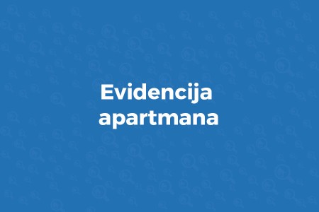 evidencija apartmana